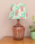 Delia - mauve and mint - 30cm Tapered Lampshade