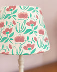Gladys - mauve and mint - 30cm Tapered Lampshade