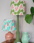 Delia - mauve and mint - 30cm Tapered Lampshade