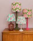 Gladys - mauve and mint - 30cm Tapered Lampshade