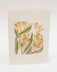 Freesia - Greetings Card