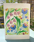 Green Leaves - Greetings Card