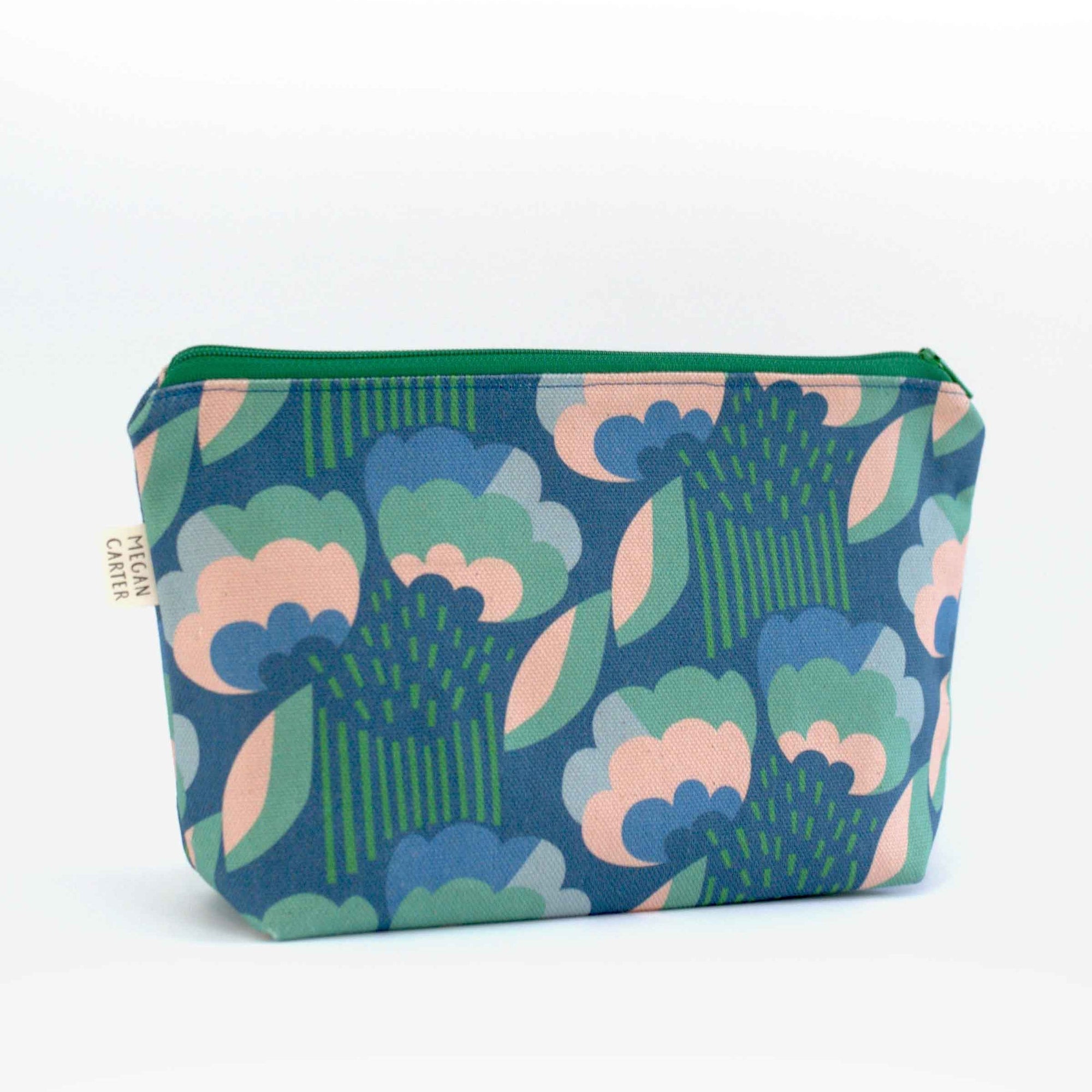 Toiletry wash bag with Retro Esme Print